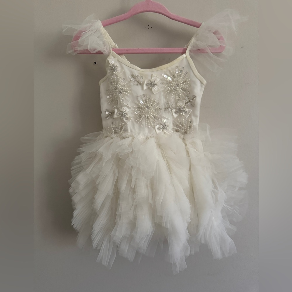 Tutu Du Monde Girl's Bebe Jaipur Starry Beaded Tutu Dress Size 3-6 Months
